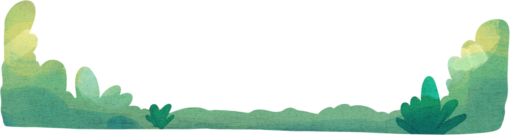 Grass Watercolor Illustration