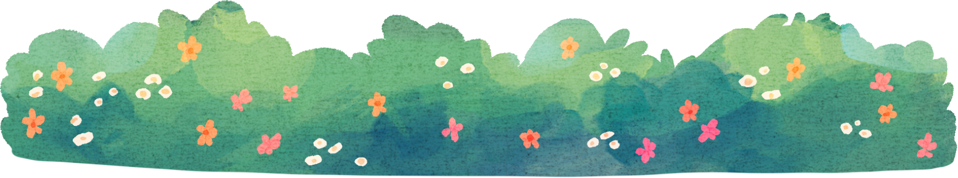 Grass Watercolor Illustration