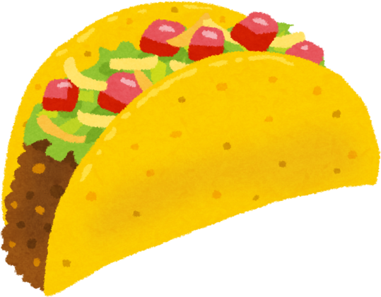 Watercolor Illustration of a Taco with Vegetables and Meat